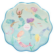 Load image into Gallery viewer, Meri Meri Mermaid Large Plates
