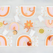 Load image into Gallery viewer, Jollity &amp; Co. Boho Rainbow Large Napkins
