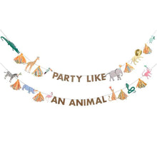 Load image into Gallery viewer, Meri Meri Safari Animal Garland
