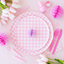 Load image into Gallery viewer, Jollity &amp; Co. Check It Pink Large Napkins
