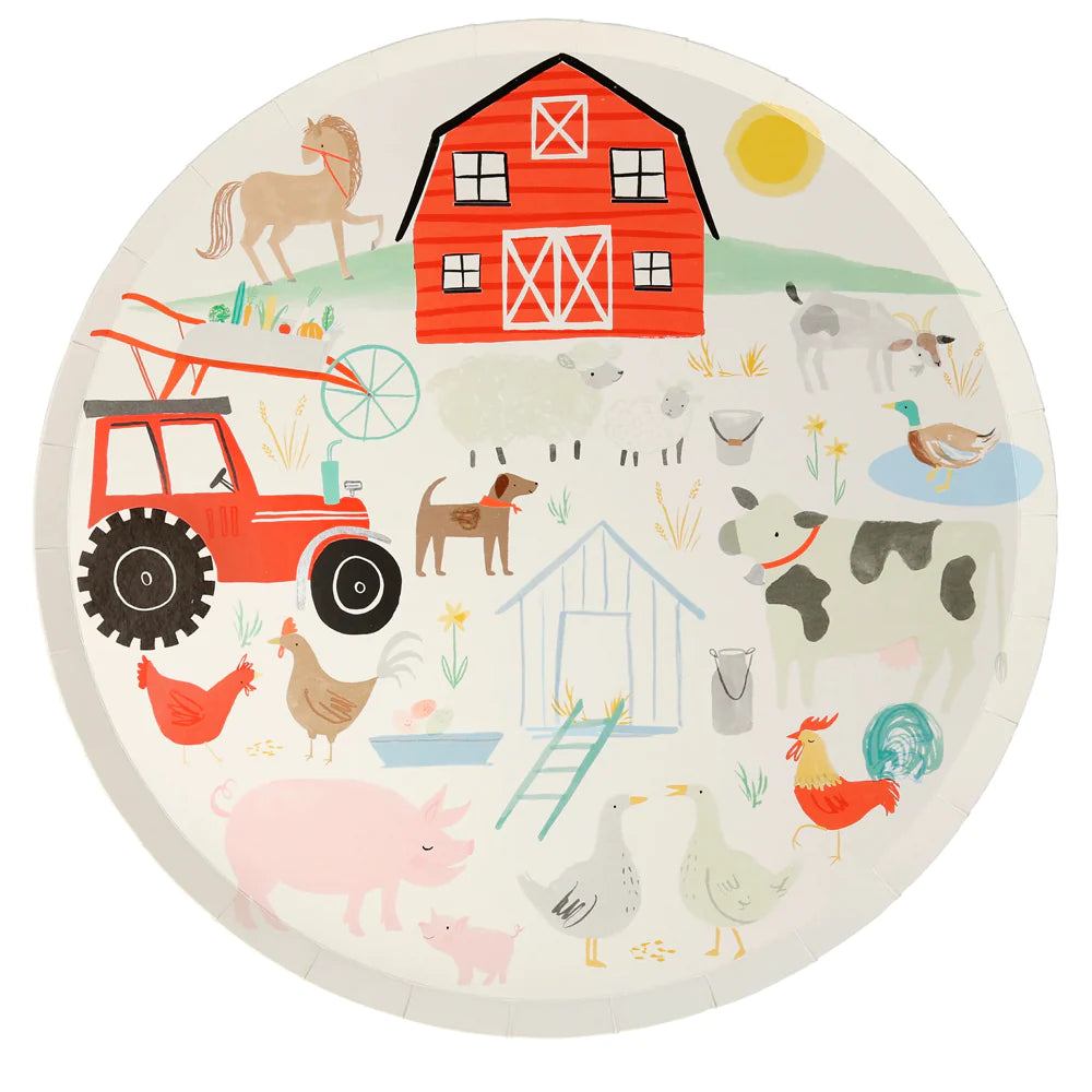 Meri Meri On The Farm Large Plates