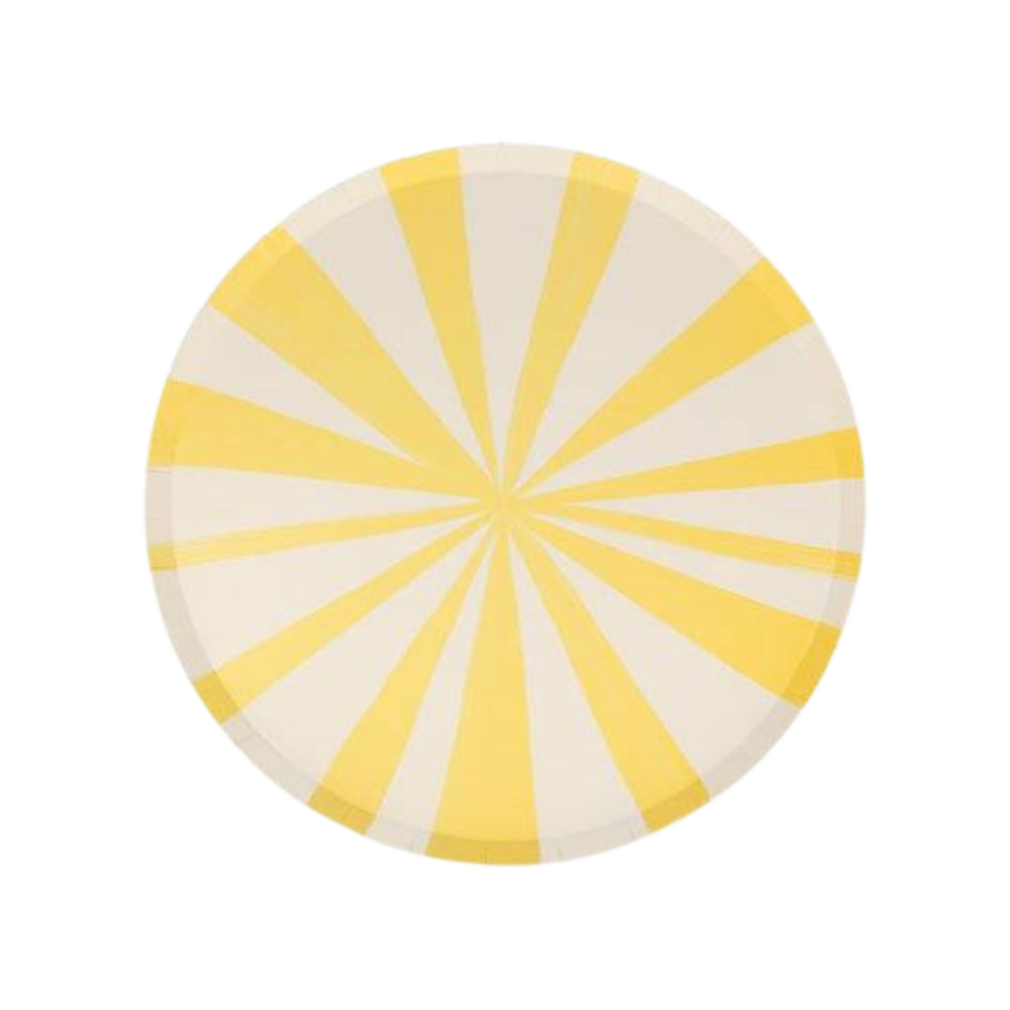 Meri Meri Yellow Stripe Small Plates – Pixie Party Co.